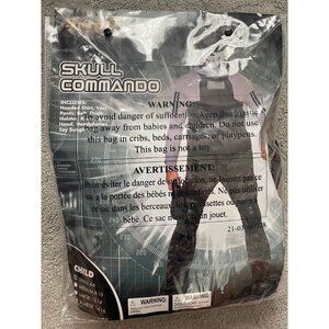 Spirit Skull Commando Child Costume Size Small 4-6 Spirit Halloween